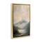 Stupell Industries Misted Mountain Lake Scene Floating Frame, design by Petal Prints Design